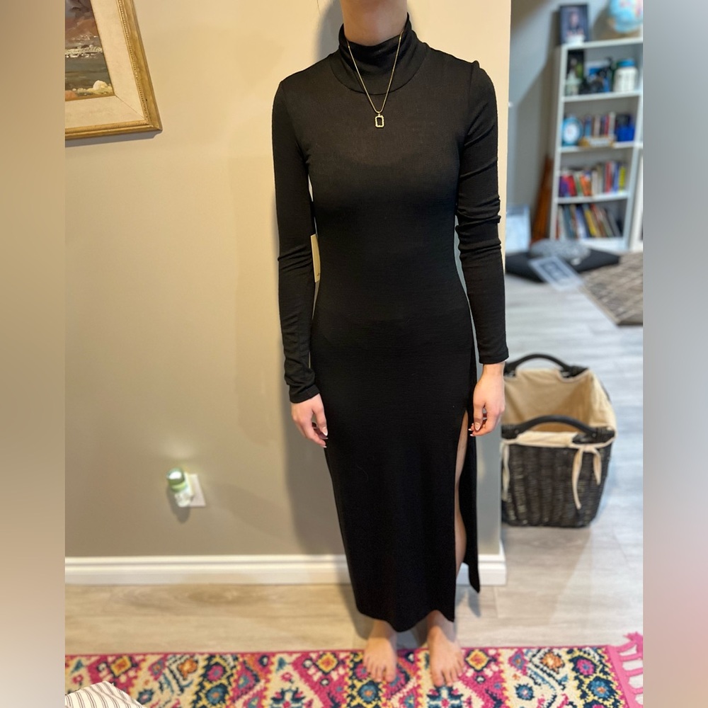 Aritzia Wilfred Free Black Dress NWT